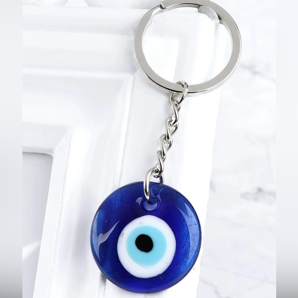 Evil eye keychain